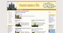 Desktop Screenshot of poutnimistacr.cz